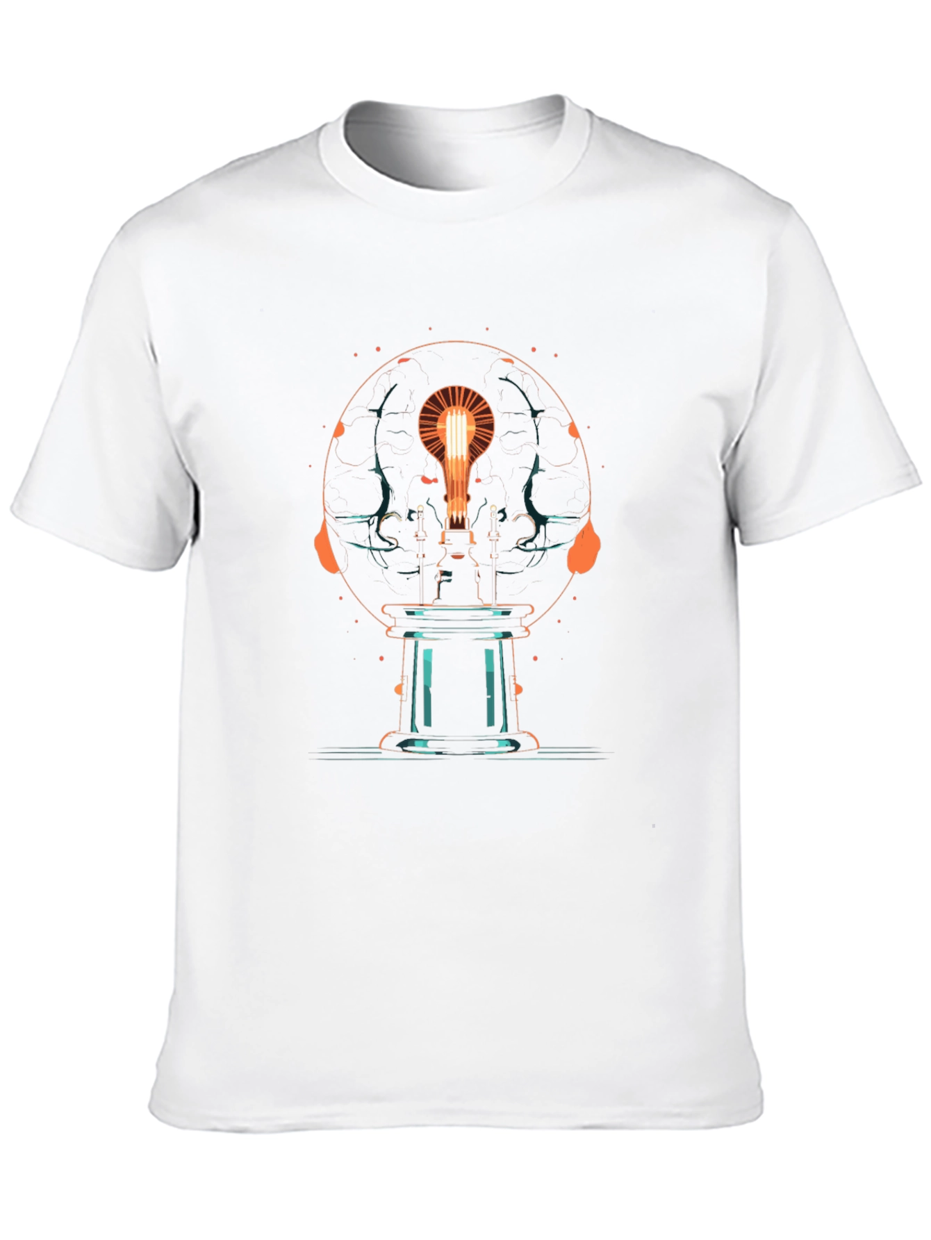 Light Bulb Design T-Shirt