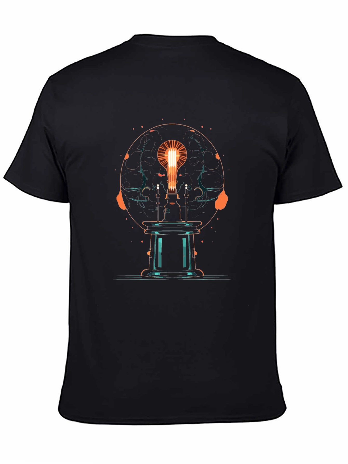 Light Bulb Design T-Shirt