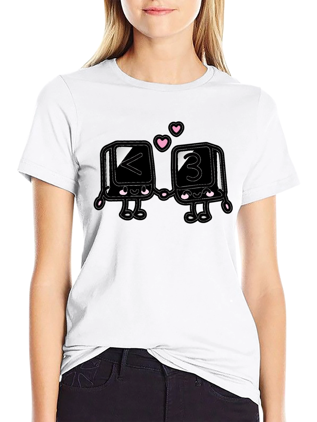 Cute Less Than Three Heart T-Shirt