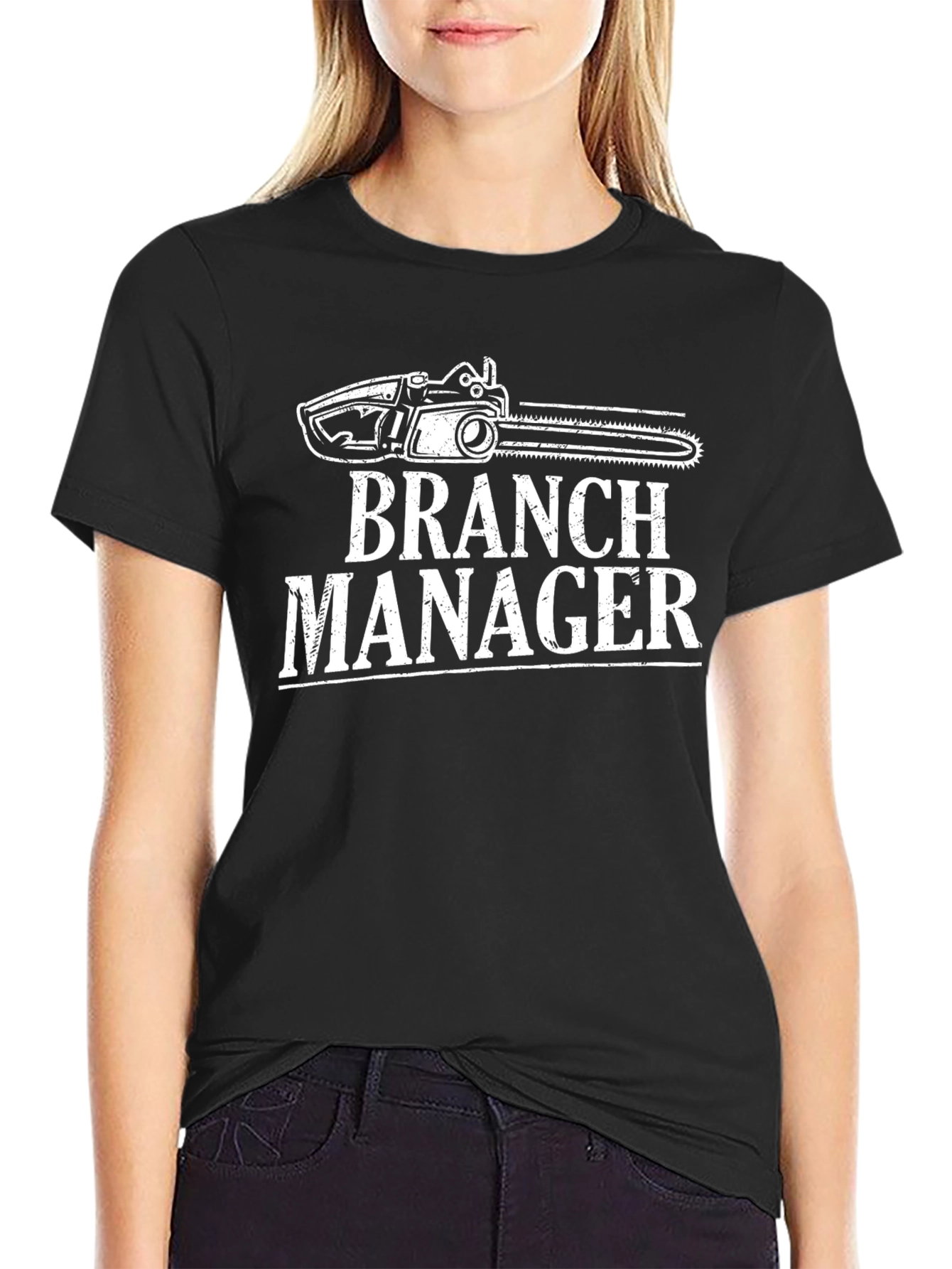 Branch Manager T-Shirt - Funny Chainsaw Graphic Tee