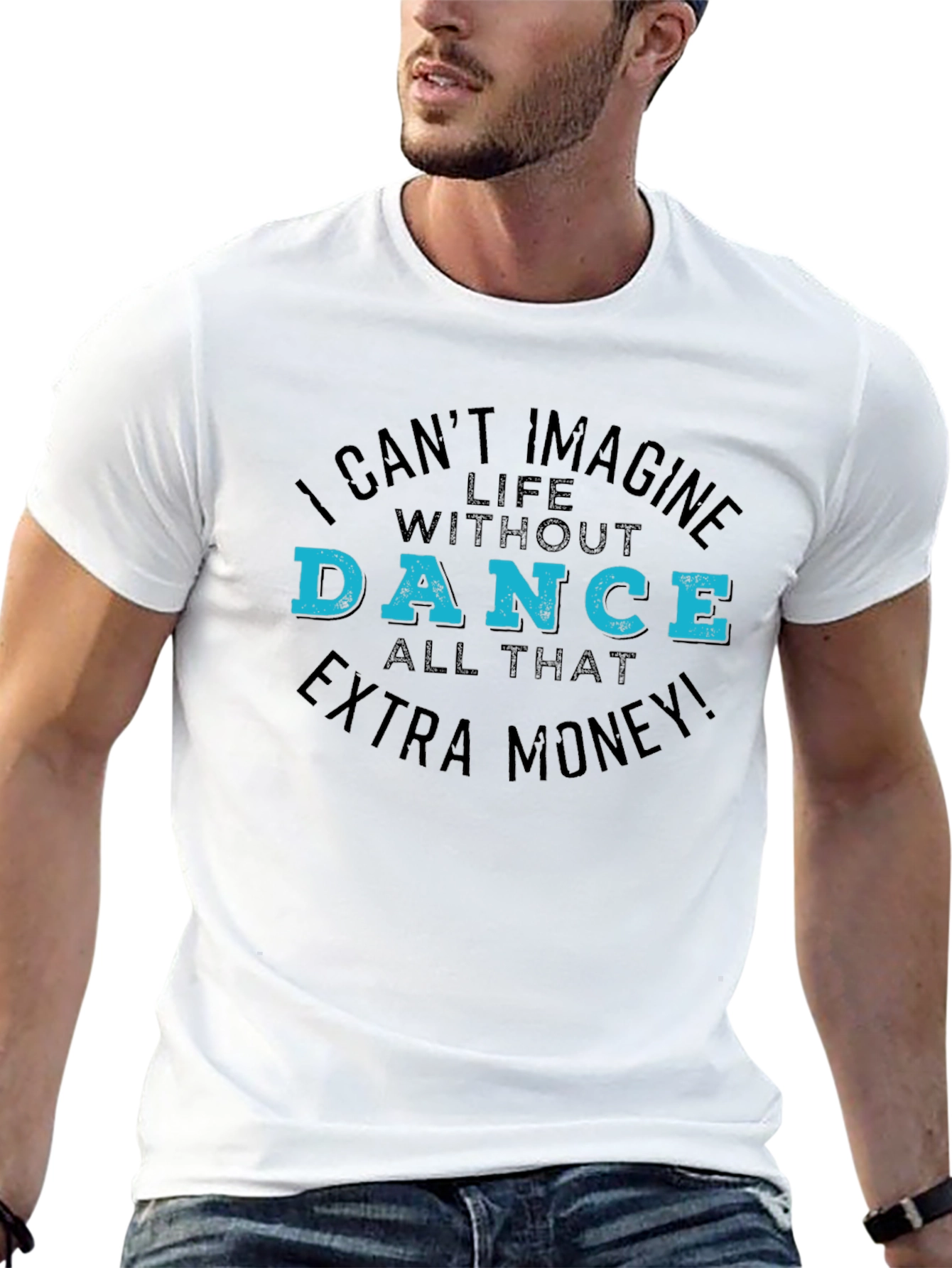 I Cant Imagine Life Without Dance Black T-Shirt