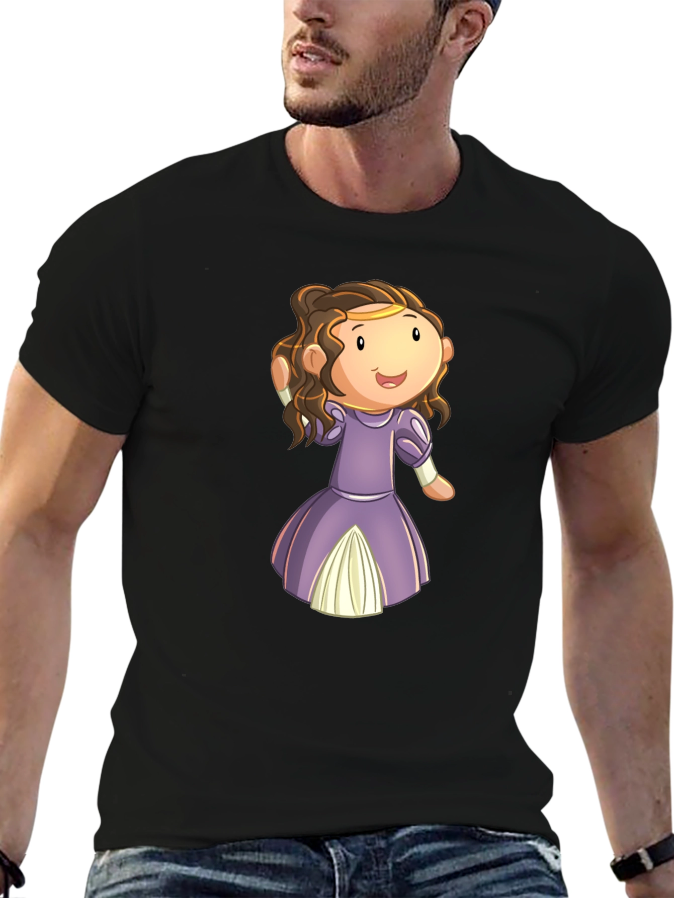 Cartoon Princess T-Shirt