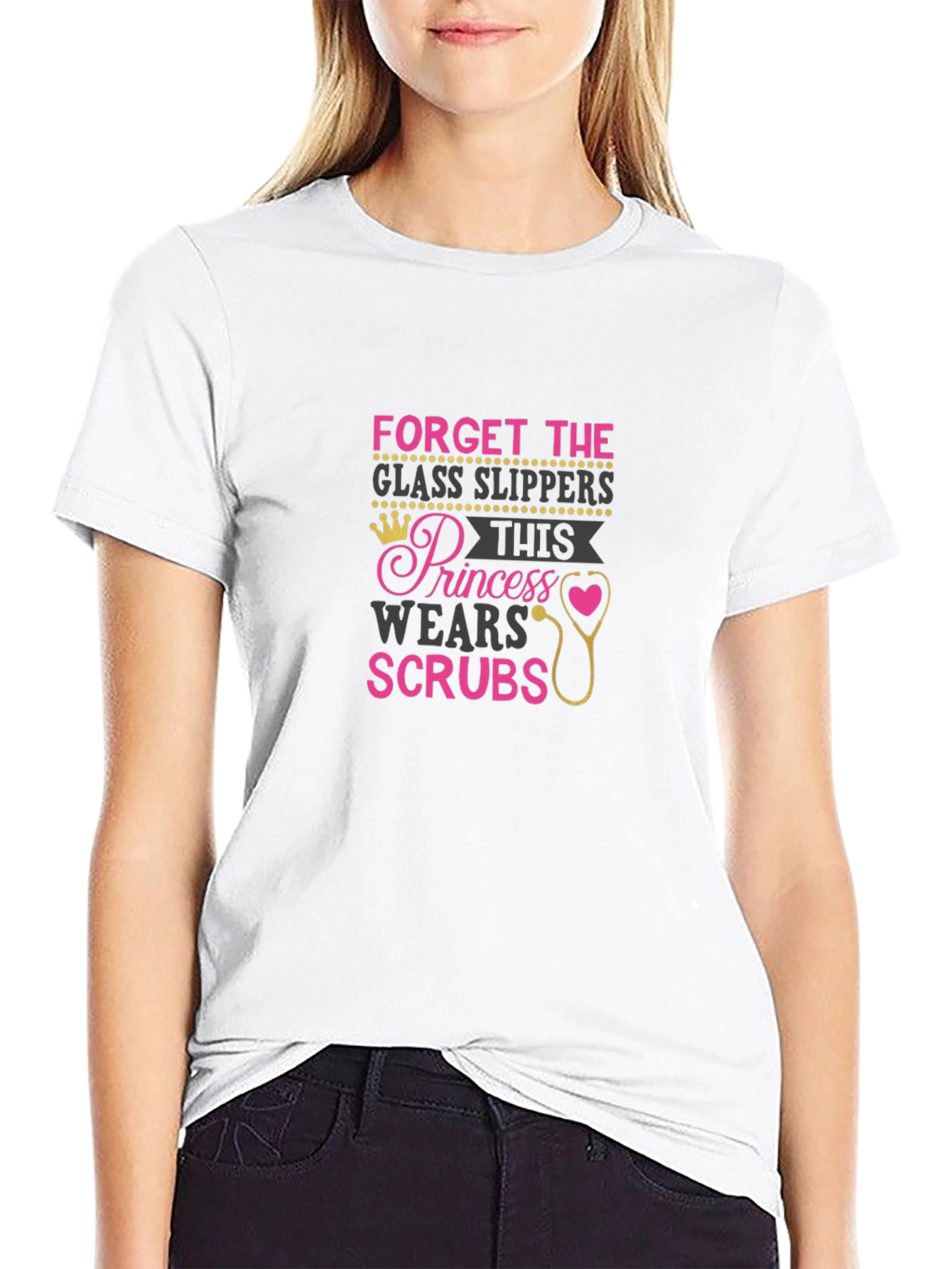 Princess Wears Scrubs - Nurse T-Shirt