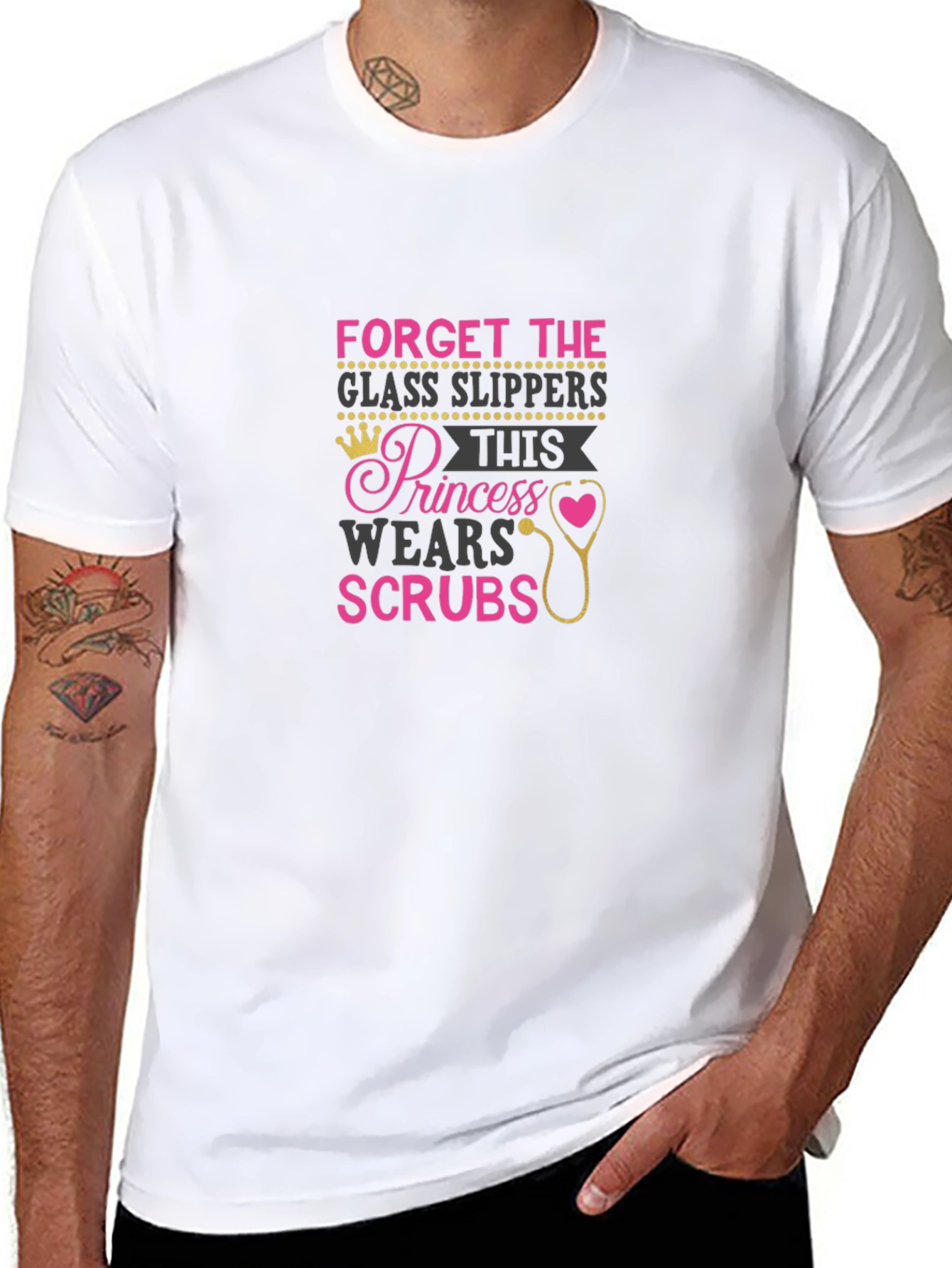 Princess Wears Scrubs - Nurse T-Shirt