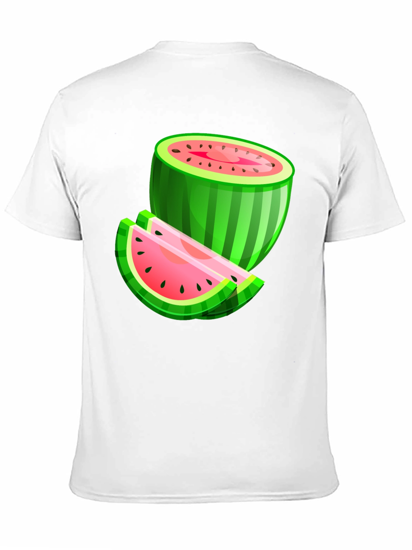 Watermelon Graphic Black T-Shirt