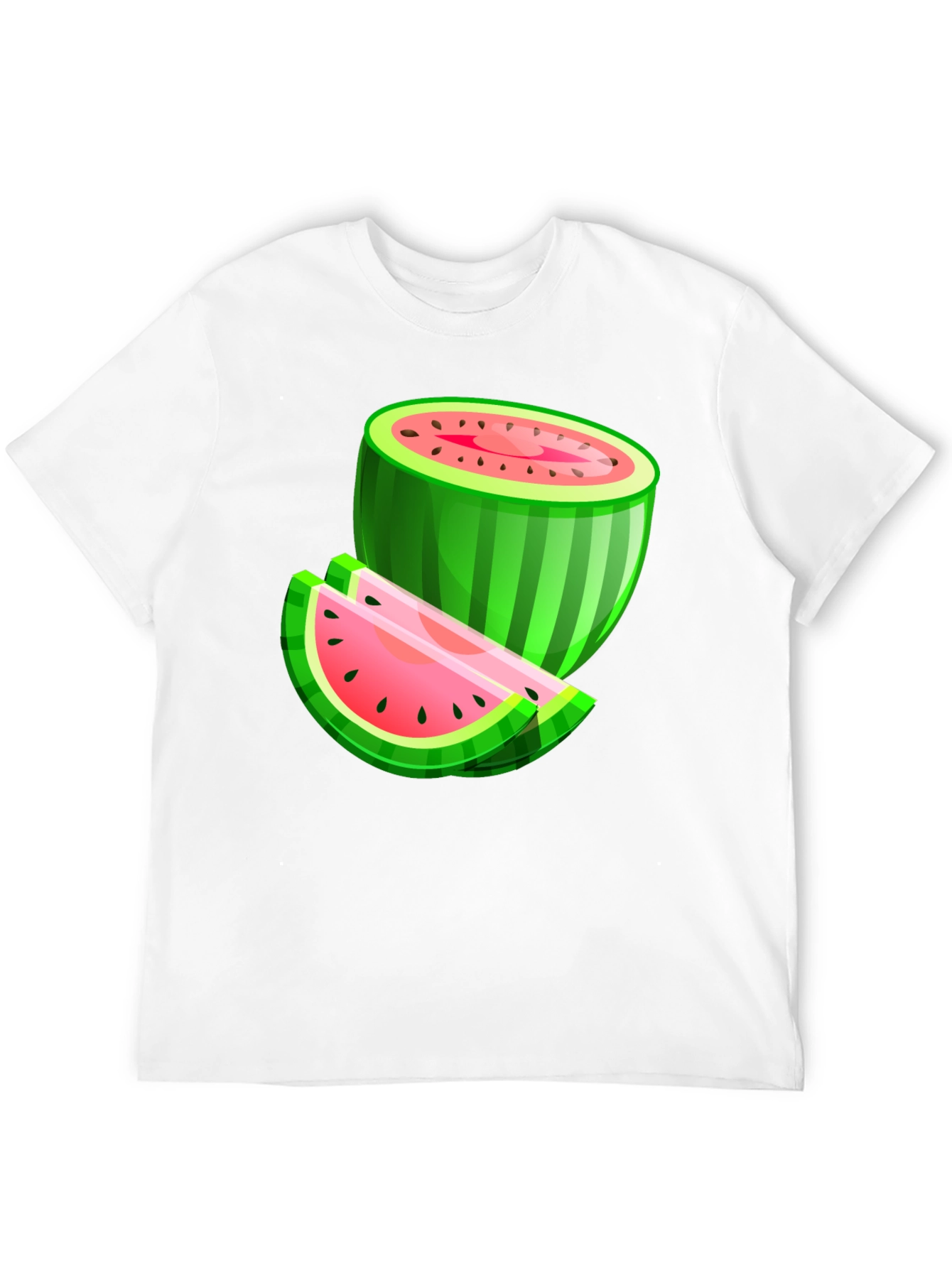 Watermelon Graphic Black T-Shirt