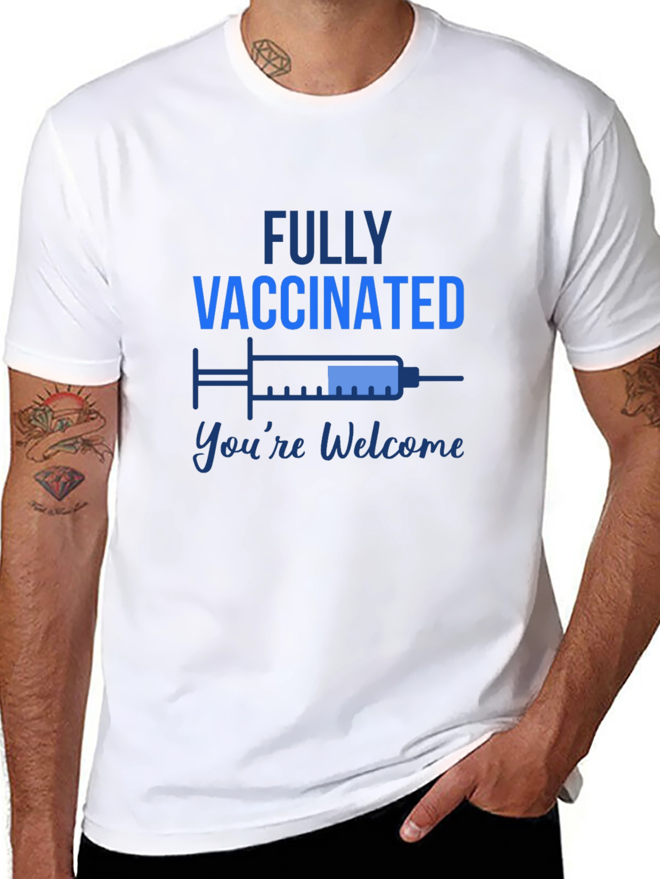 Fully Vaccinated Graphic Tee - Youre Welcome