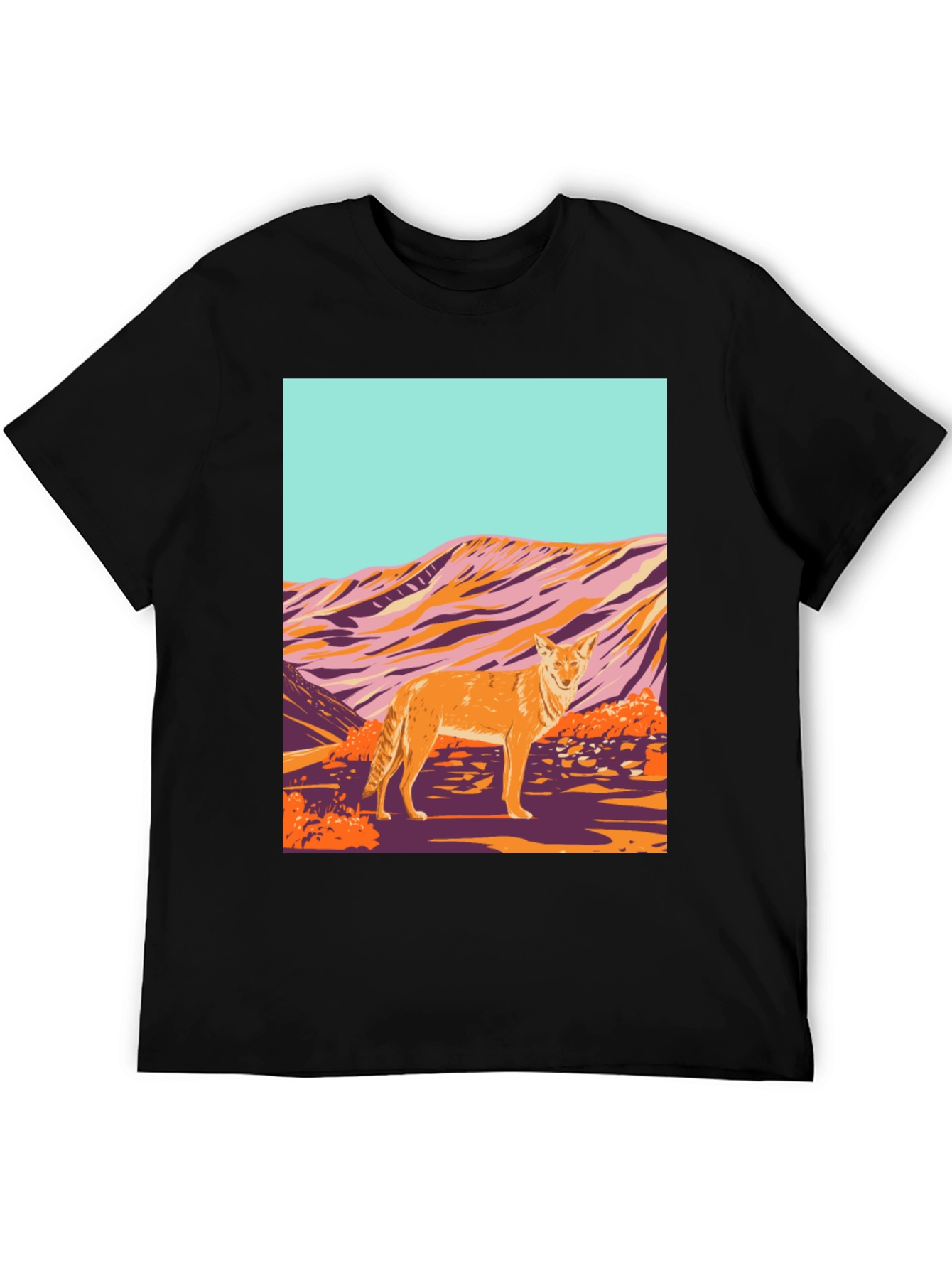 Coyote Desert Graphic Tee