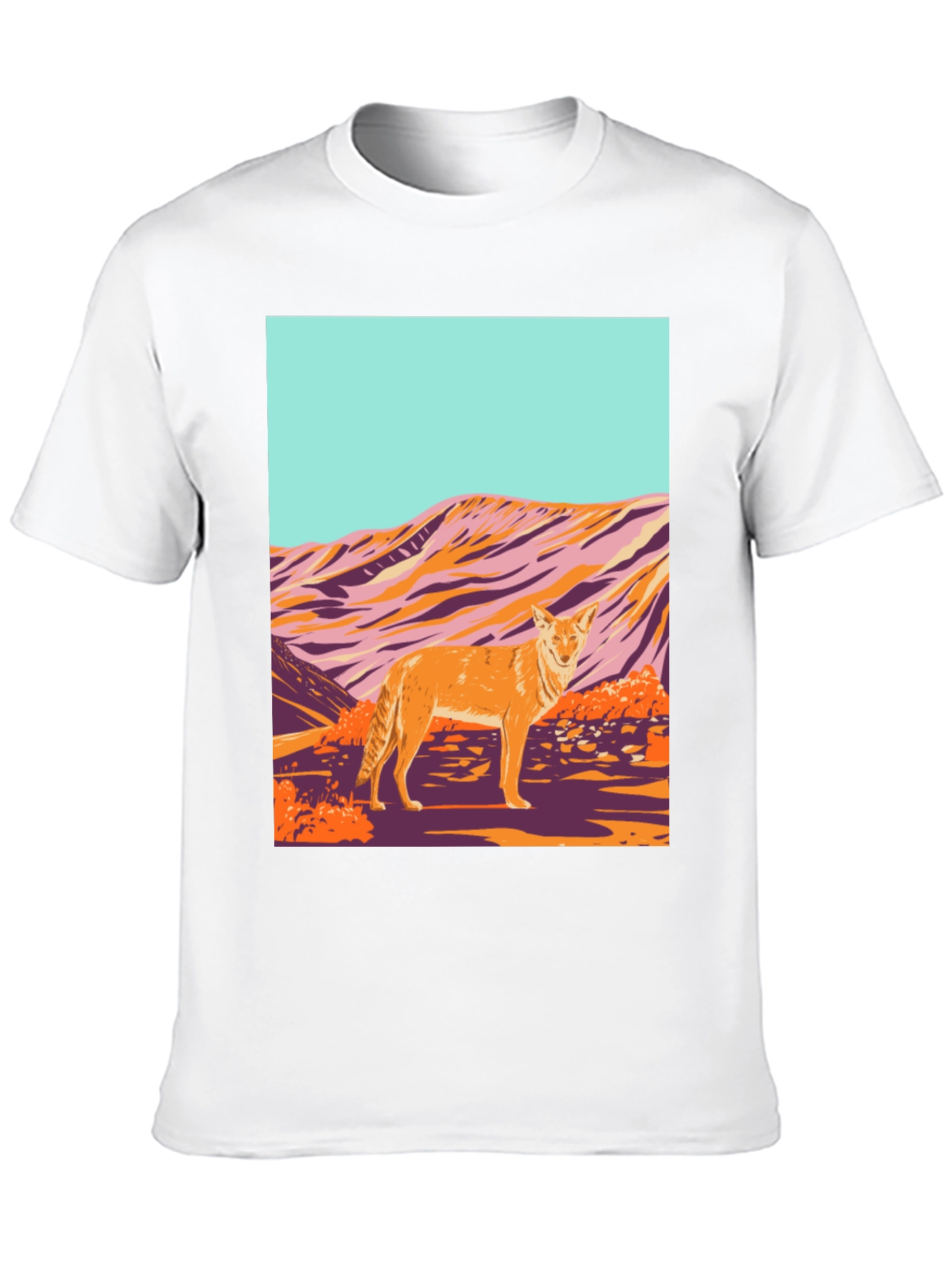 Coyote Desert Graphic Tee