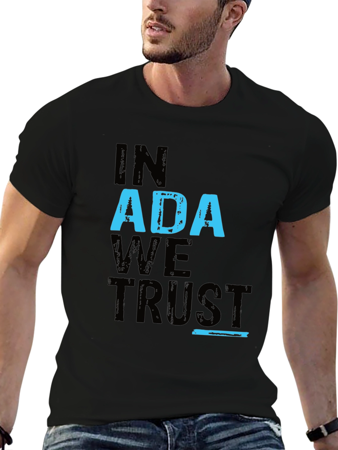 In ADA We Trust Graphic T-Shirt - Black