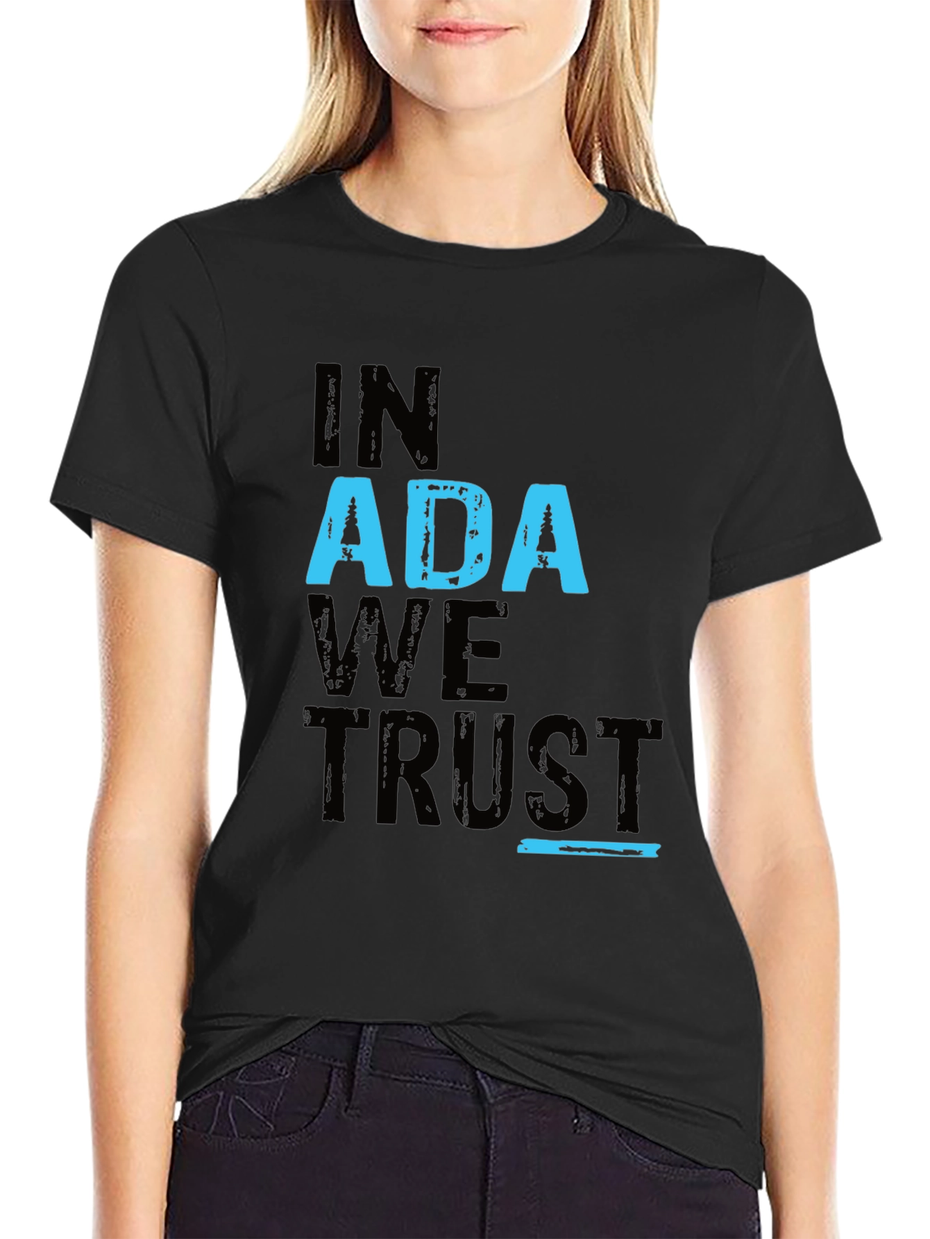 In ADA We Trust Graphic T-Shirt - Black