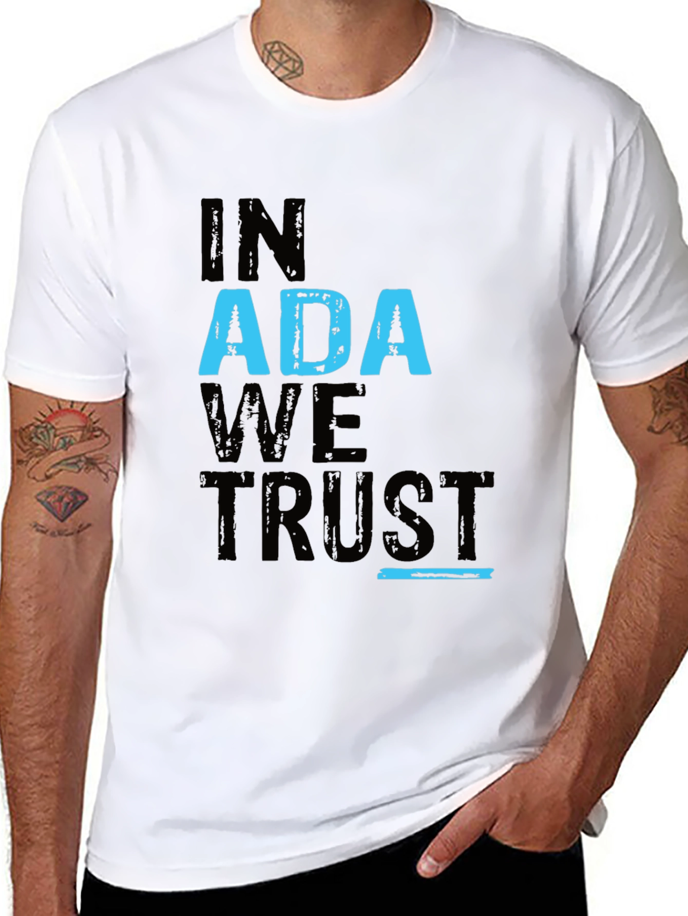 In ADA We Trust Graphic T-Shirt - Black