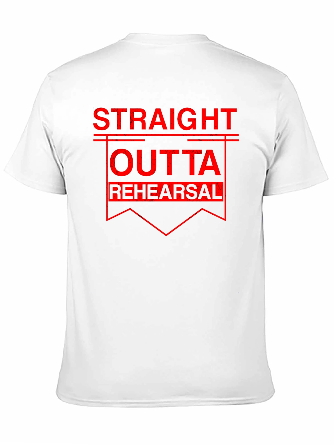 Straight Outta Rehearsal Black T-Shirt