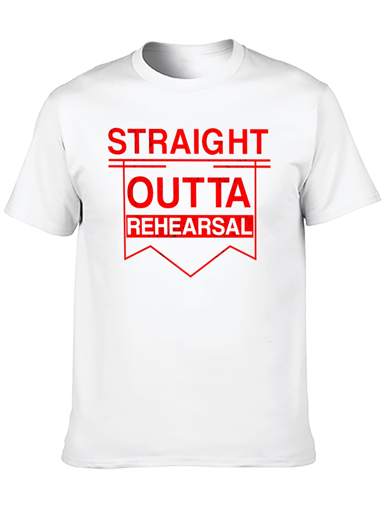 Straight Outta Rehearsal Black T-Shirt
