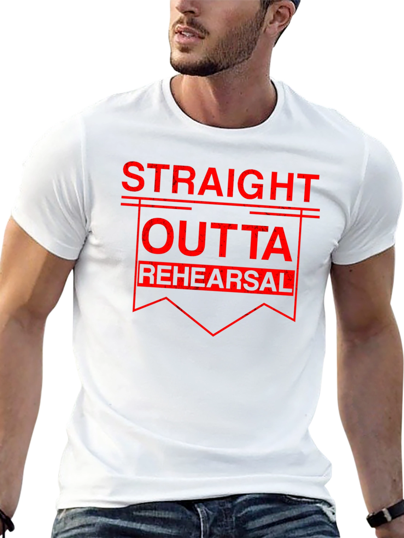 Straight Outta Rehearsal Black T-Shirt