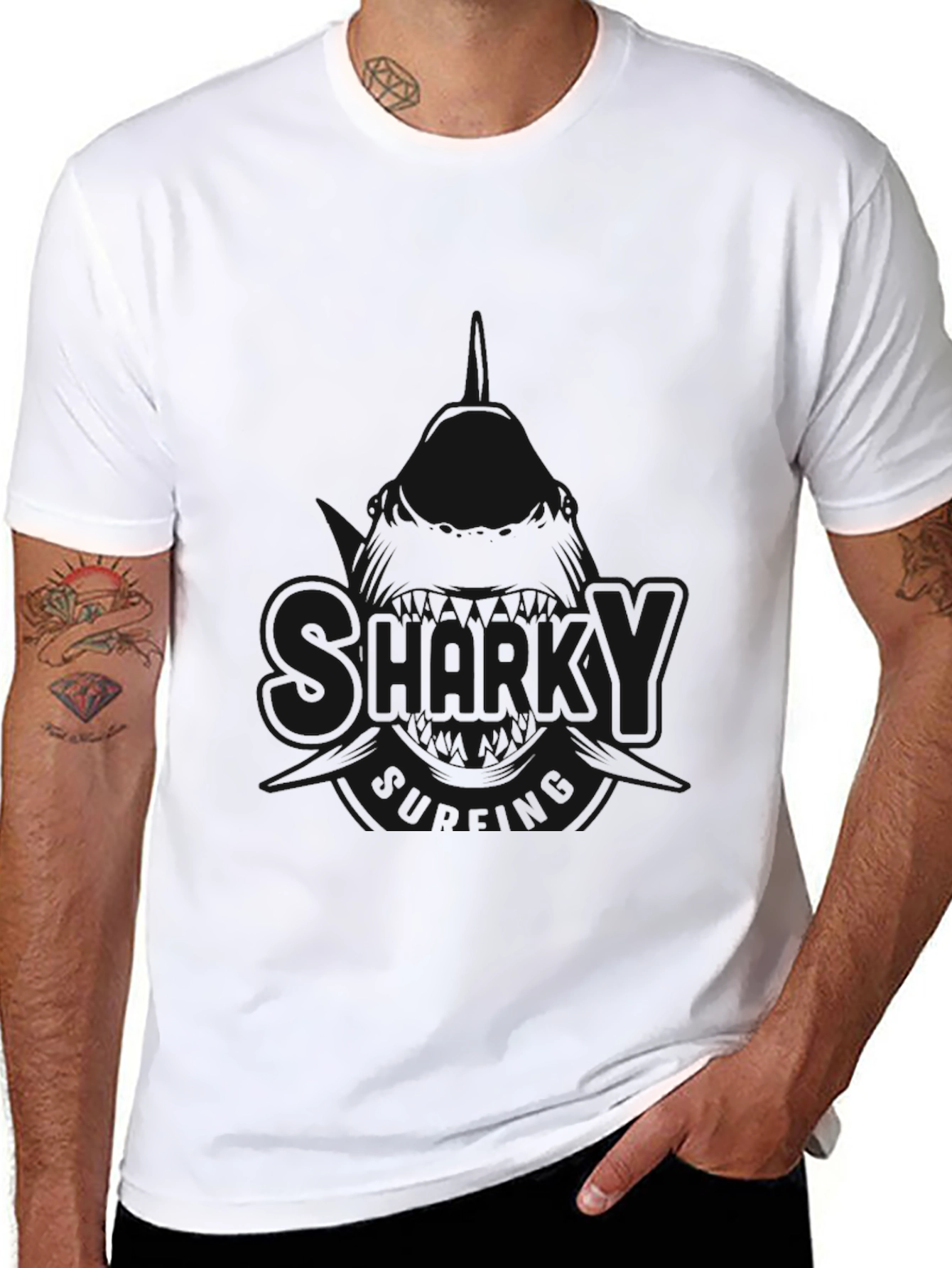 Classic Black Crewneck T-Shirt