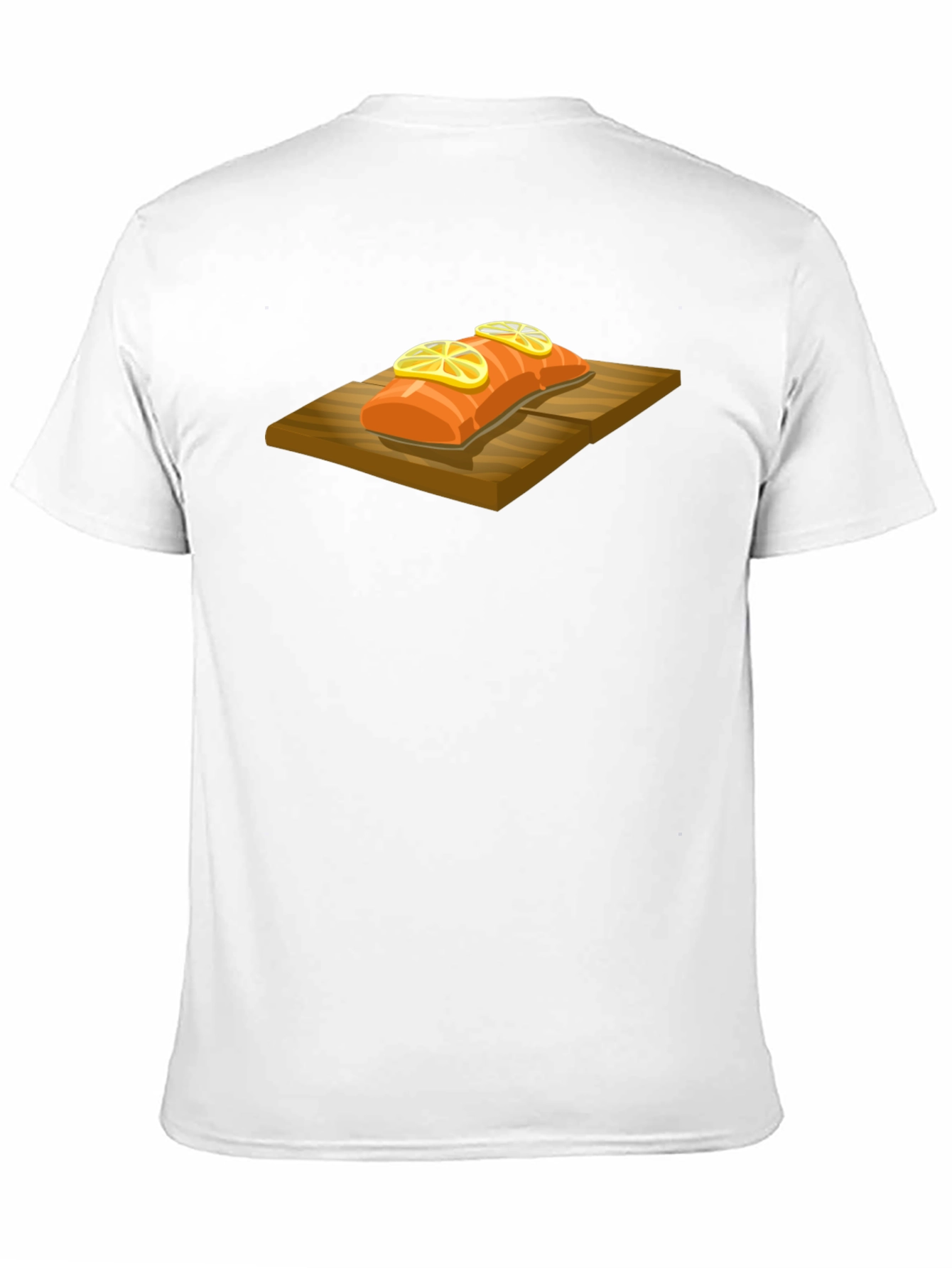 Salmon on Cedar Plank Graphic Tee - Black