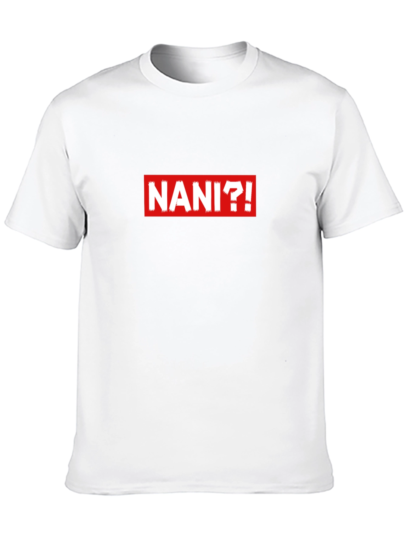 NANI!? Black T-Shirt - Bold Anime Inspired Graphic Tee