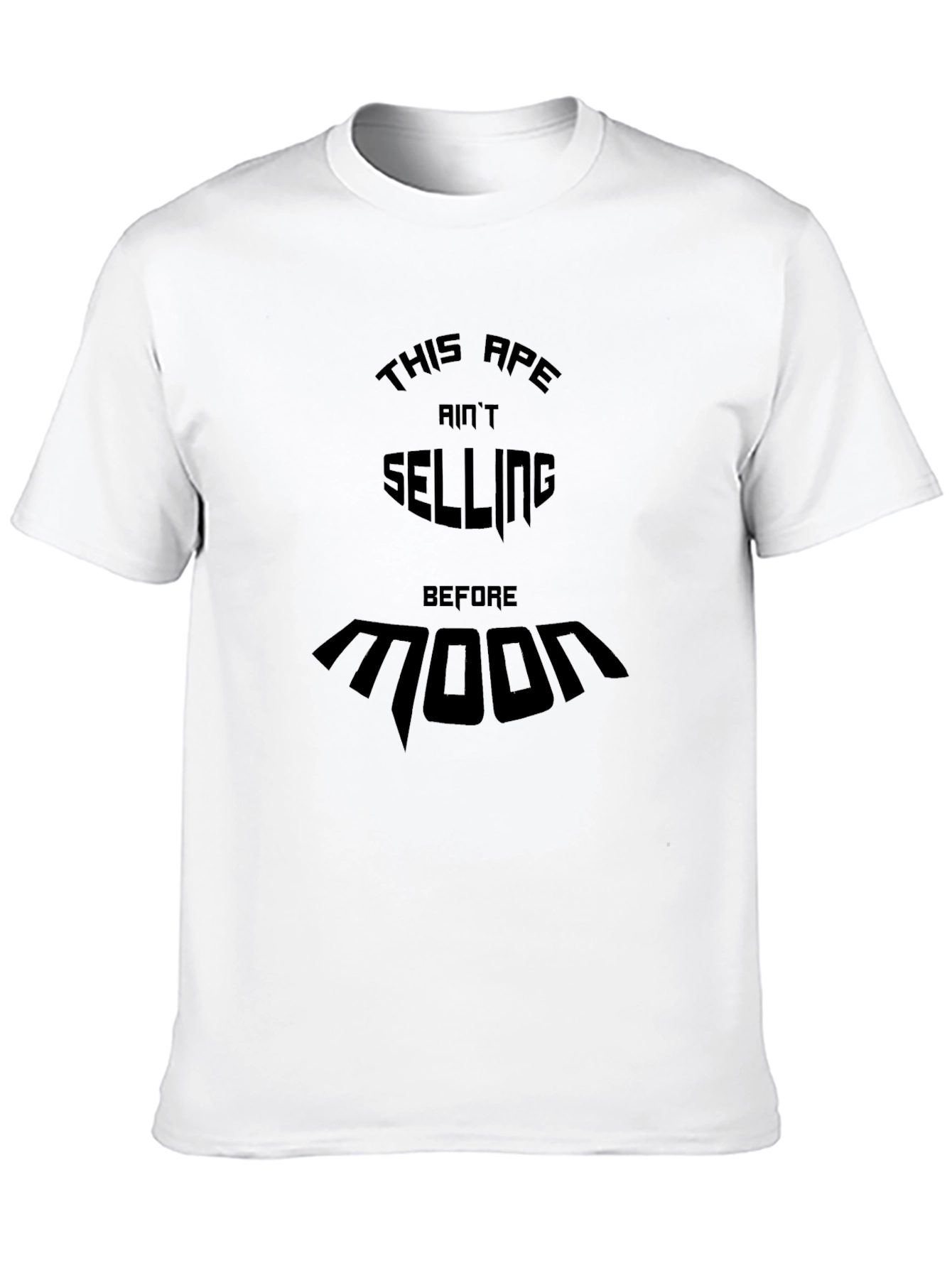 Ape Aint Selling Before Moon Black T-Shirt