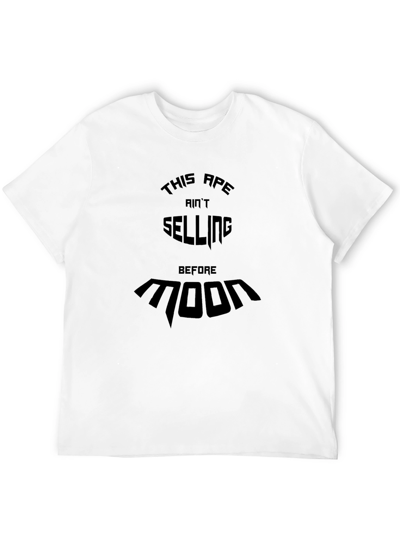 Ape Aint Selling Before Moon Black T-Shirt
