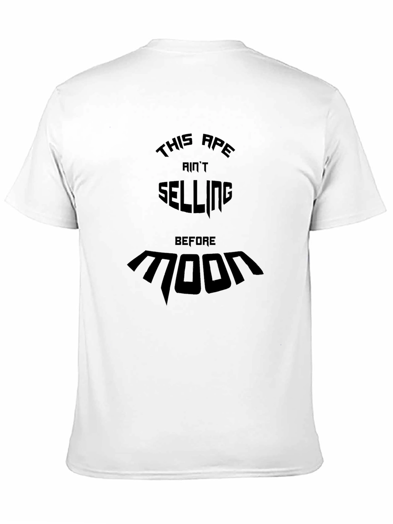 Ape Aint Selling Before Moon Black T-Shirt