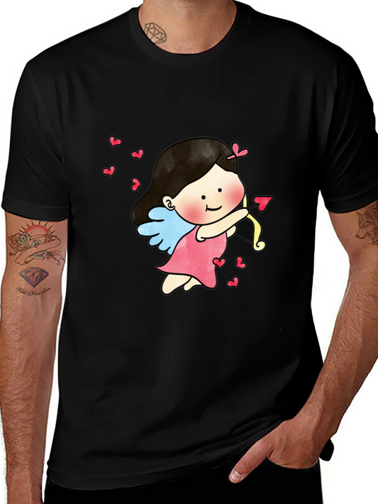 Cupid Graphic Tee - Love Arrow Valentines Day