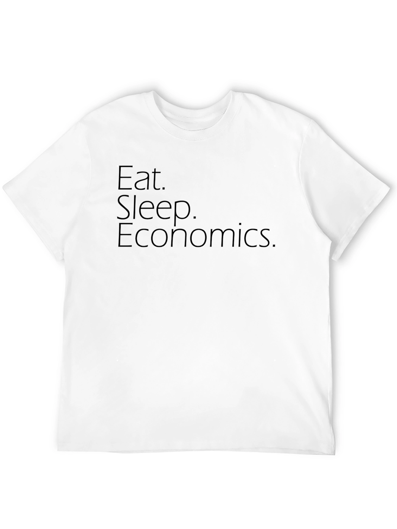 Eat Sleep Economics T-Shirt - Black