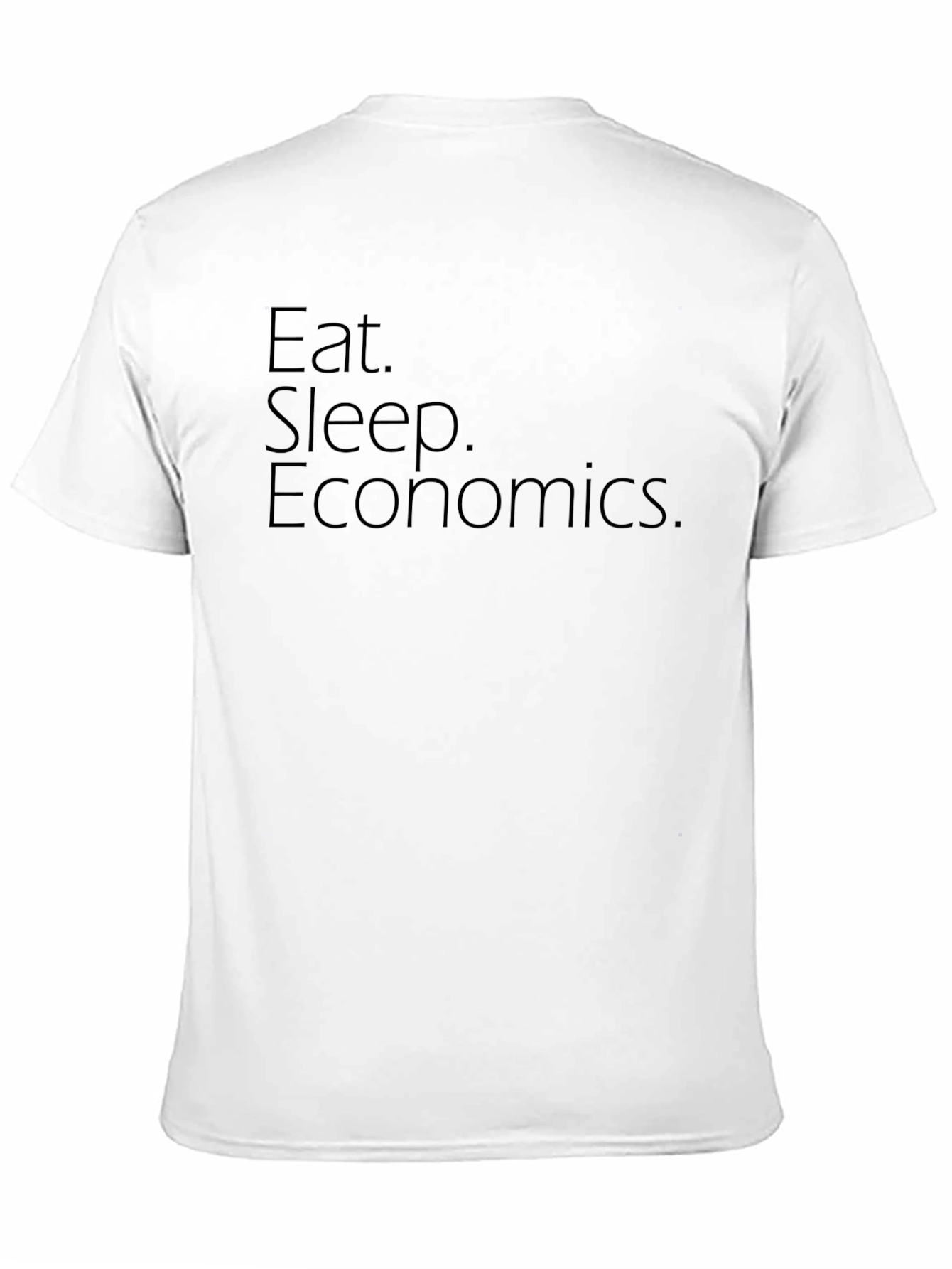 Eat Sleep Economics T-Shirt - Black