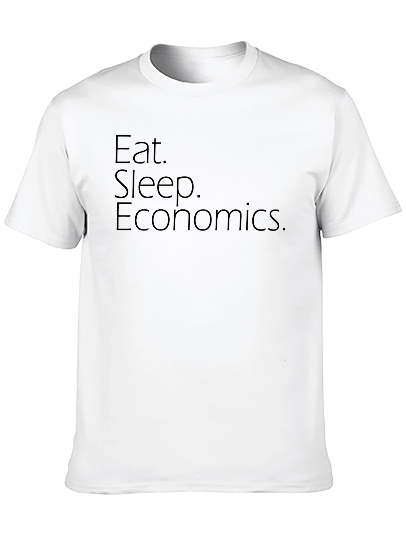 Eat Sleep Economics T-Shirt - Black