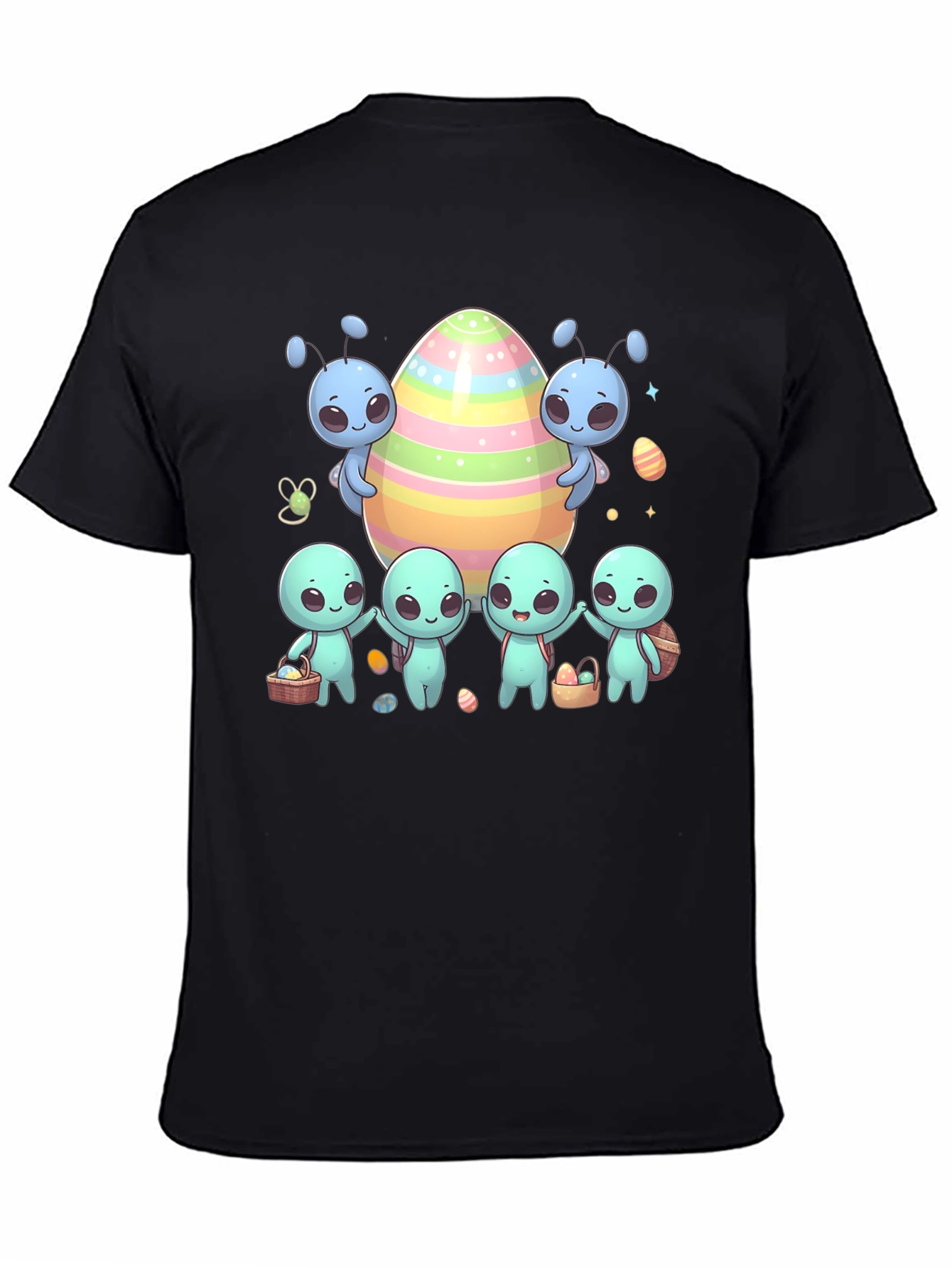 Alien Easter T-Shirt Cute Space Egg Hunt Tee