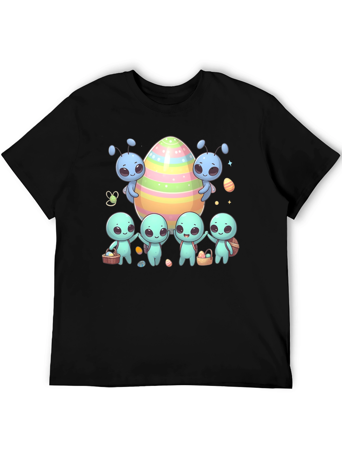 Alien Easter T-Shirt Cute Space Egg Hunt Tee