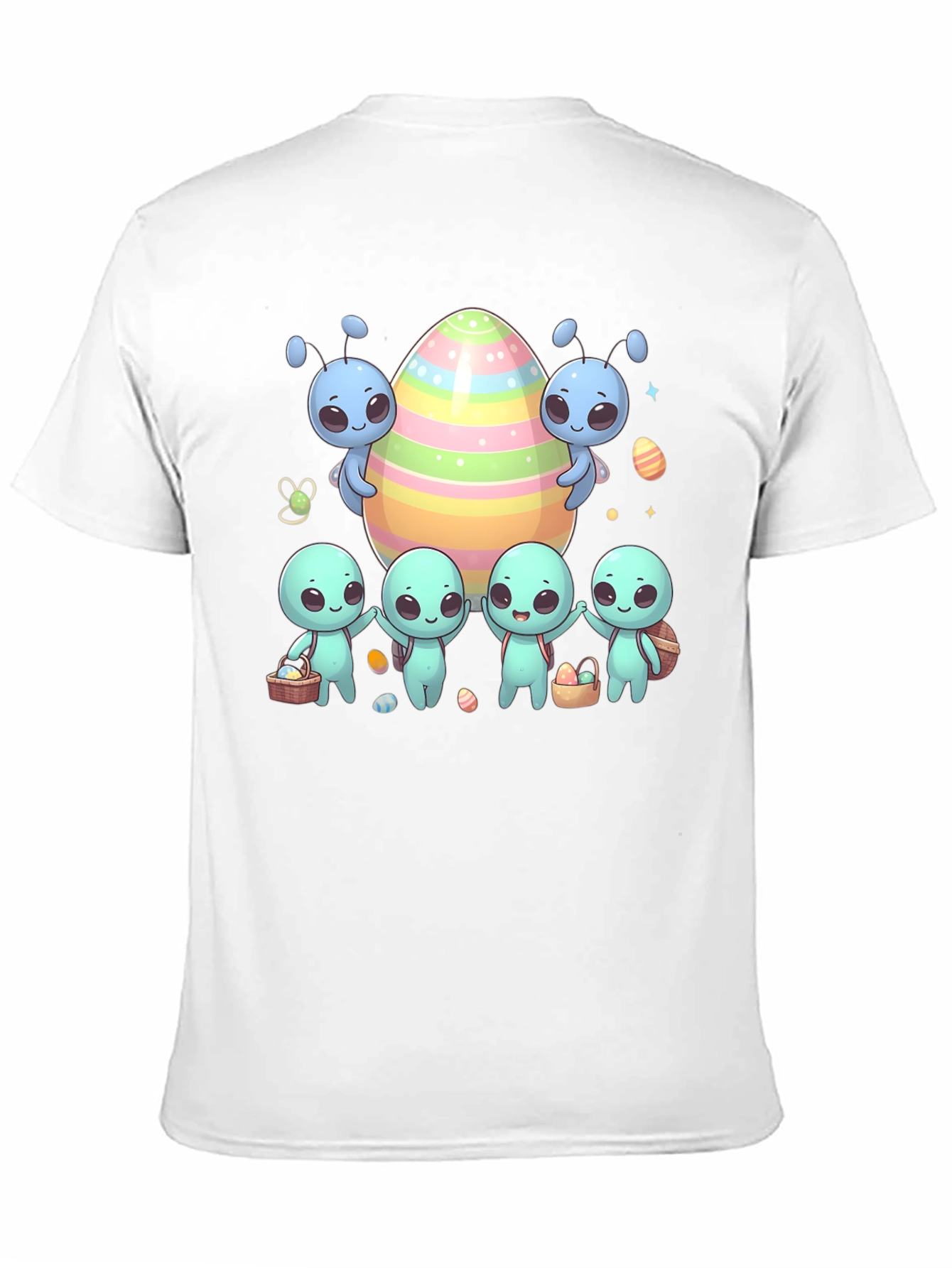 Alien Easter T-Shirt Cute Space Egg Hunt Tee