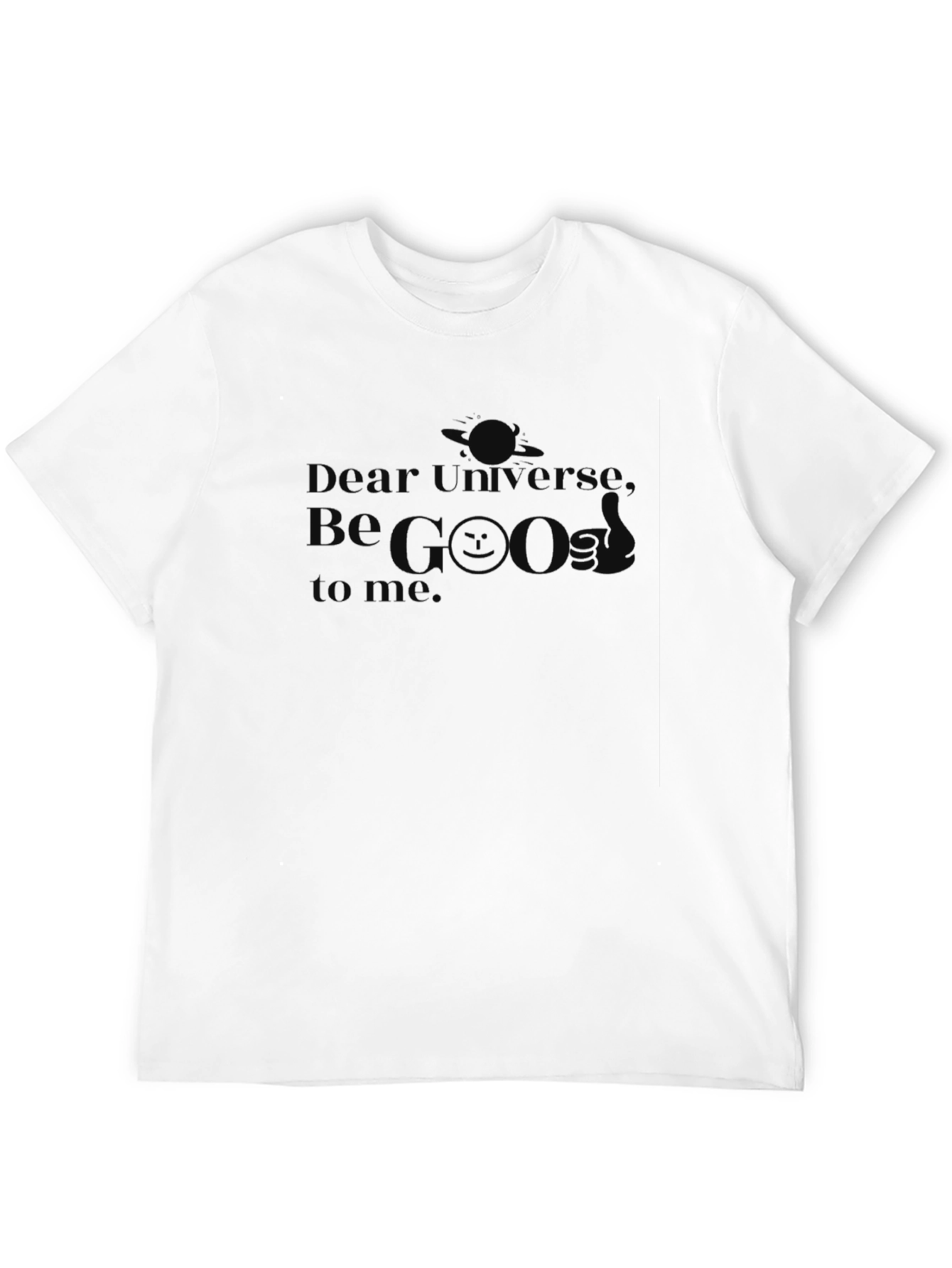 Dear Universe Graphic Black T-Shirt