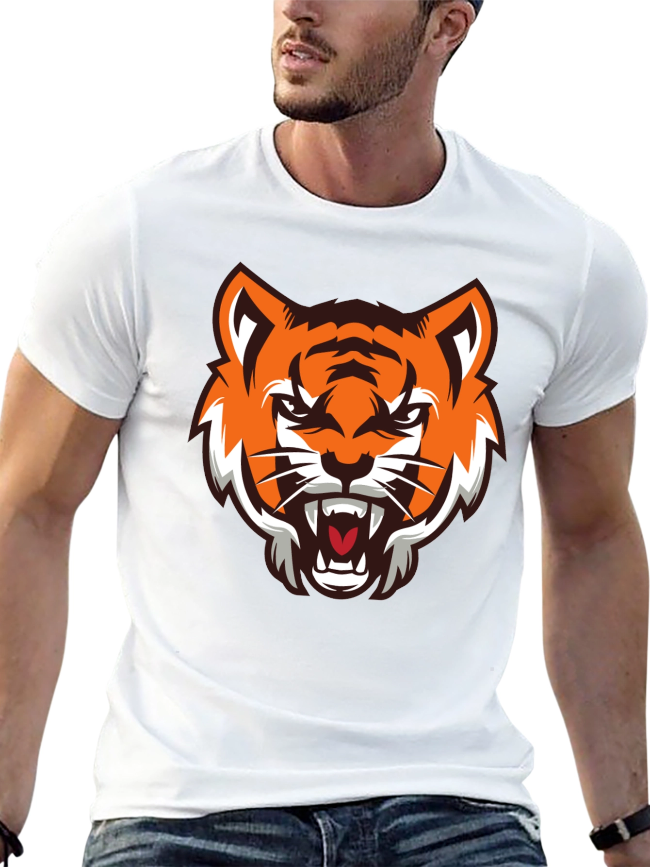 Black Tiger Graphic Tee