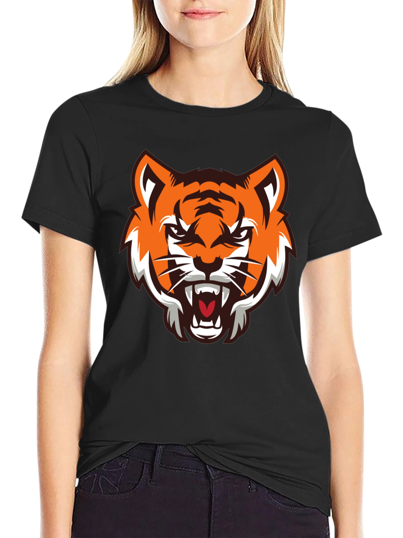 Black Tiger Graphic Tee
