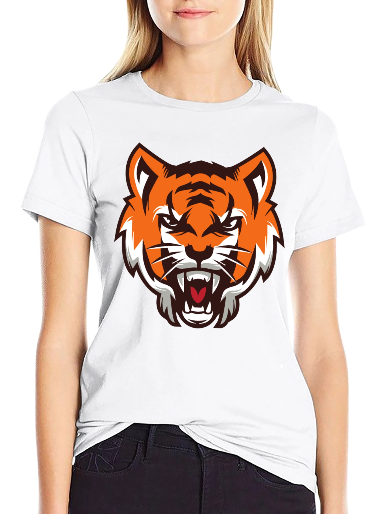 Black Tiger Graphic Tee