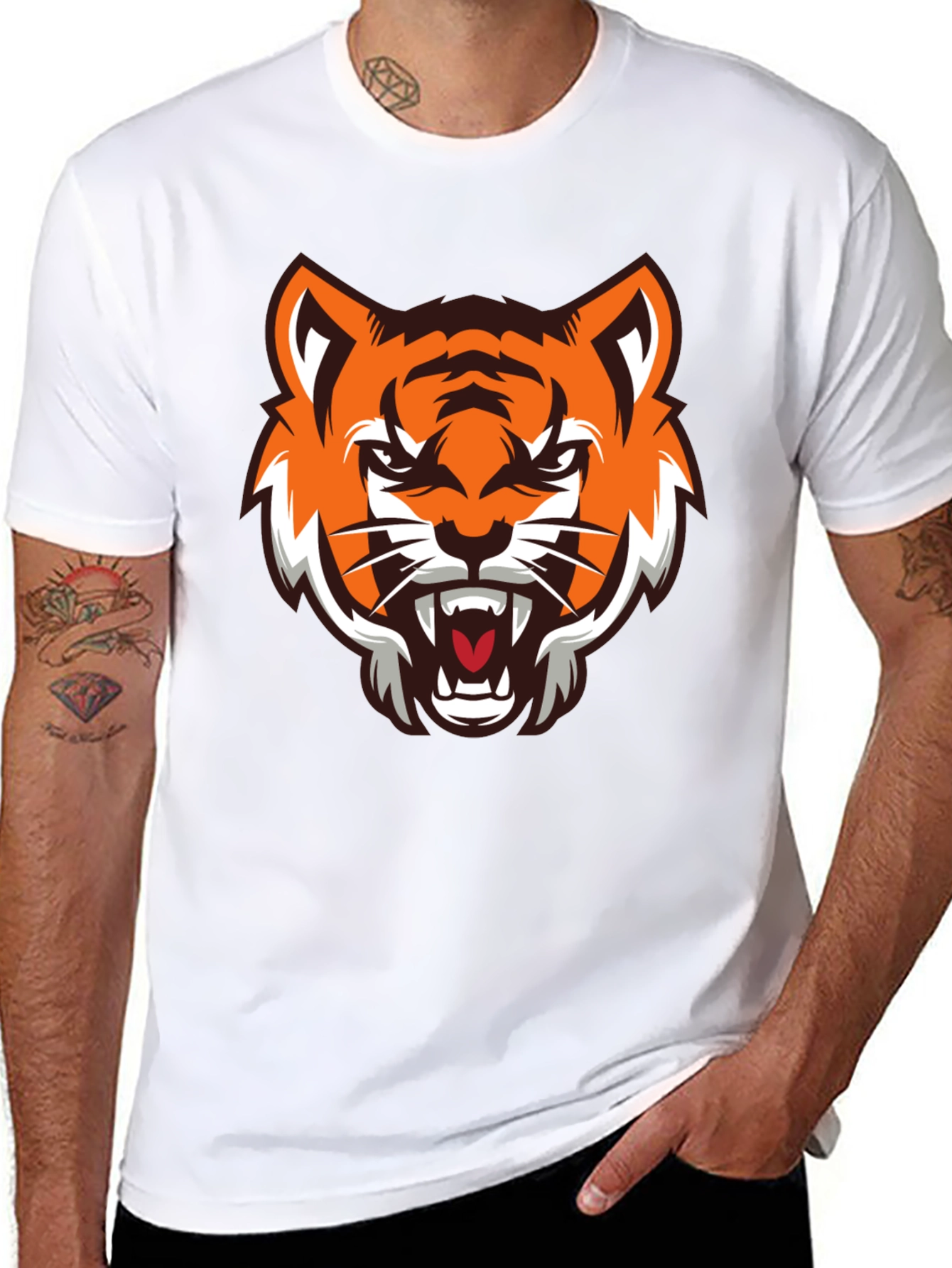 Black Tiger Graphic Tee