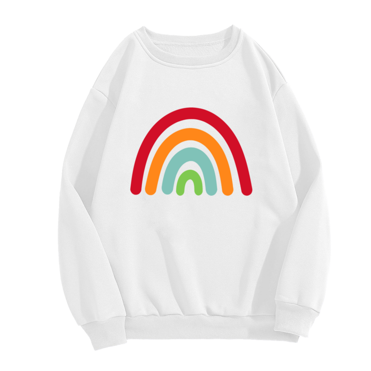 Bold Rainbow Pride Graphic ԲÁìÎÀÒÂ - Unique Design Pullover Sweatshirt