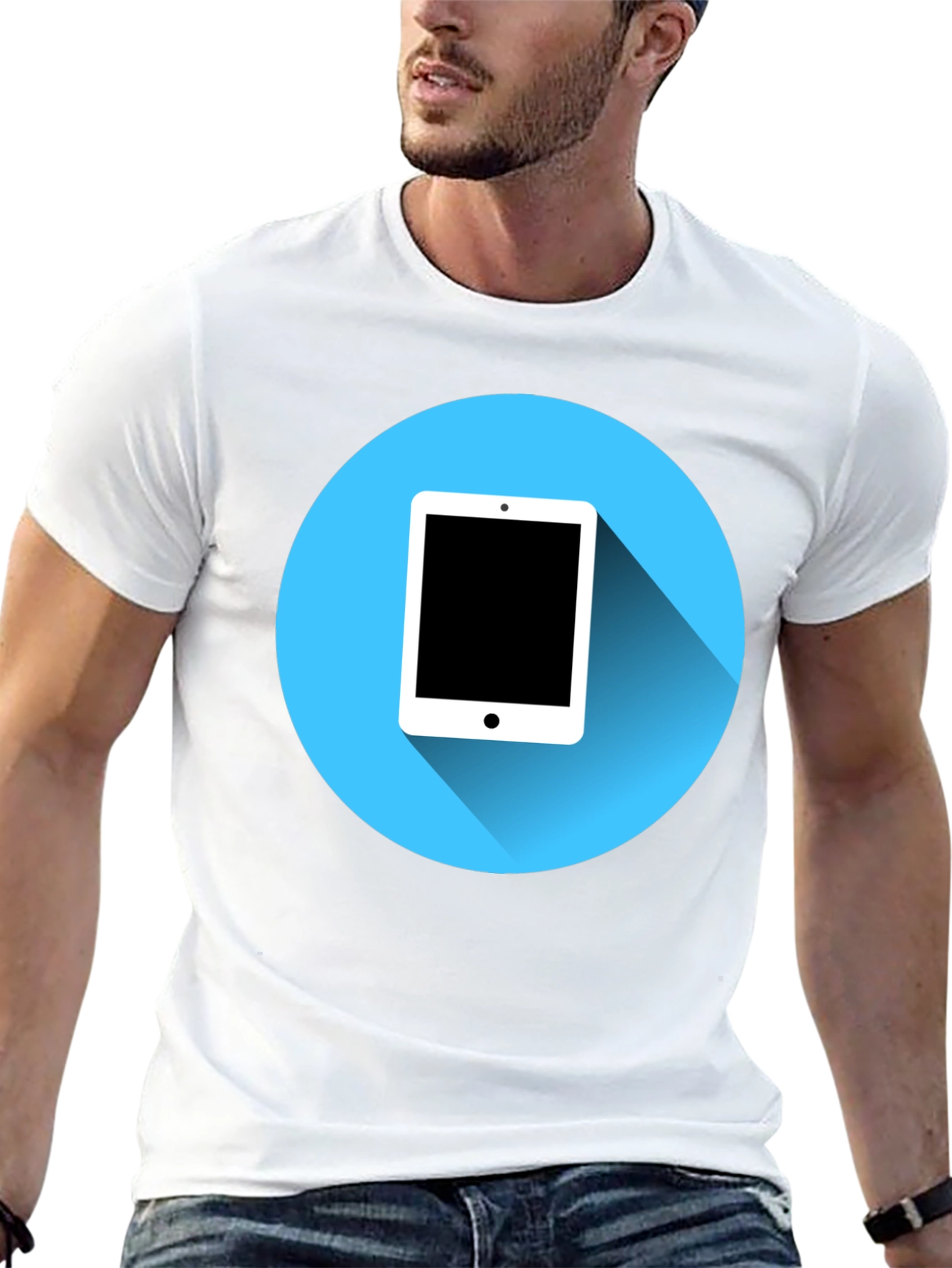 Tablet Graphic Black T-Shirt