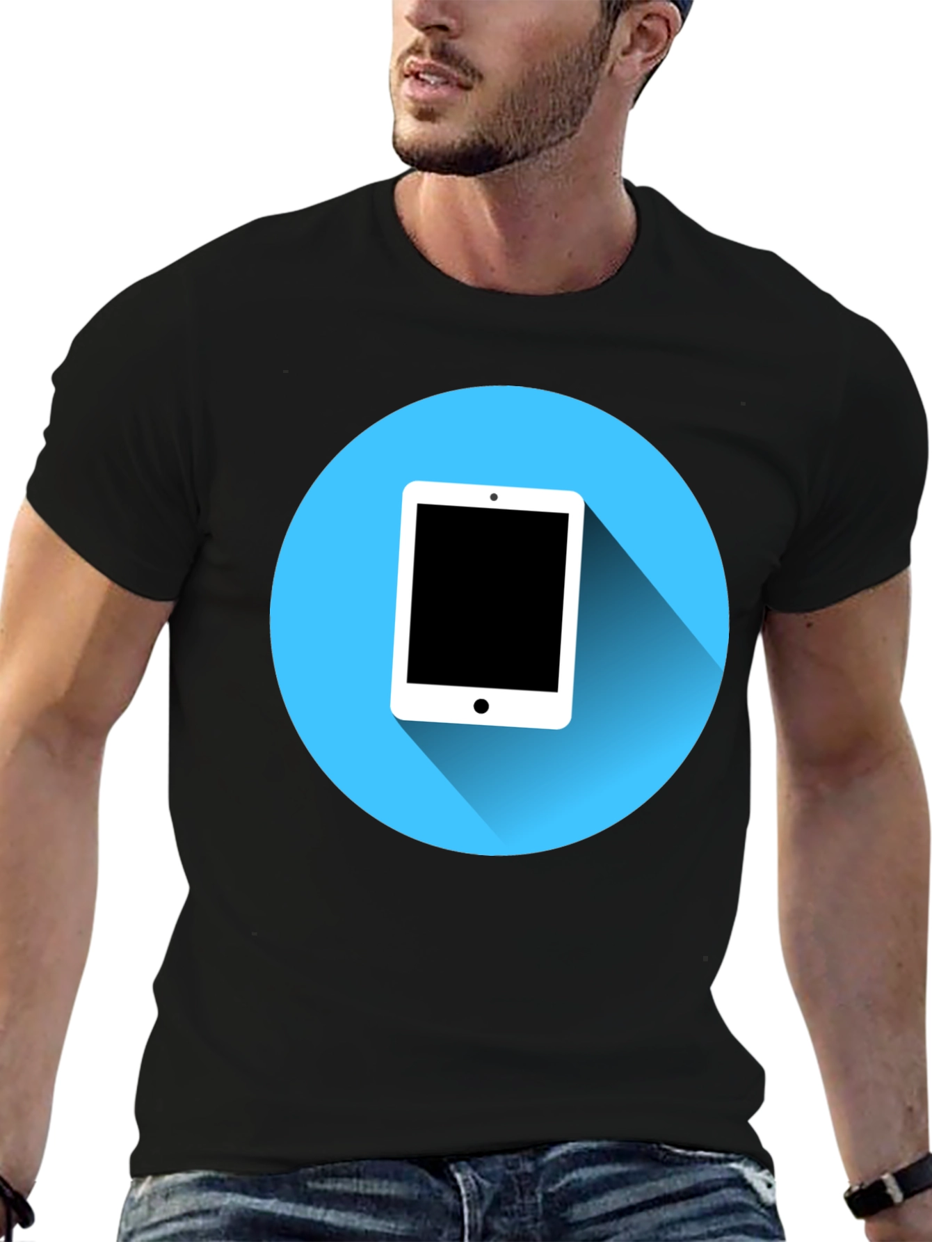 Tablet Graphic Black T-Shirt