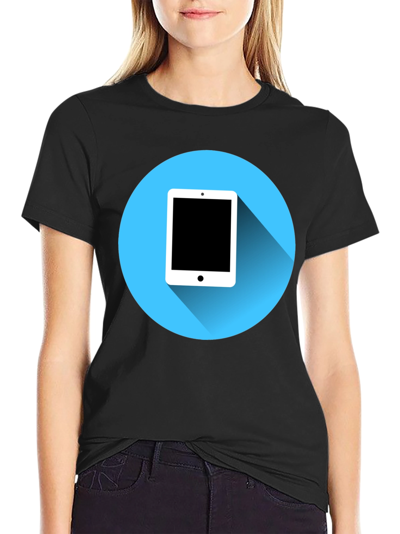 Tablet Graphic Black T-Shirt