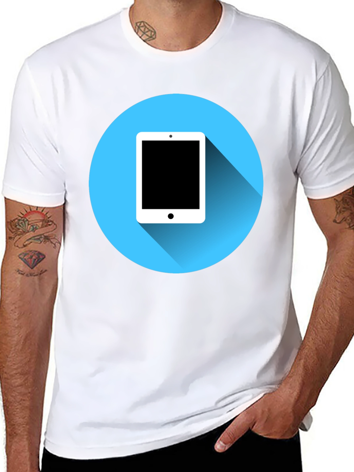 Tablet Graphic Black T-Shirt