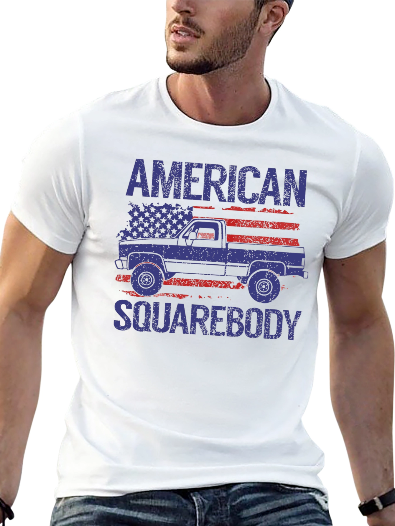 American Squarebody Truck Graphic Tee