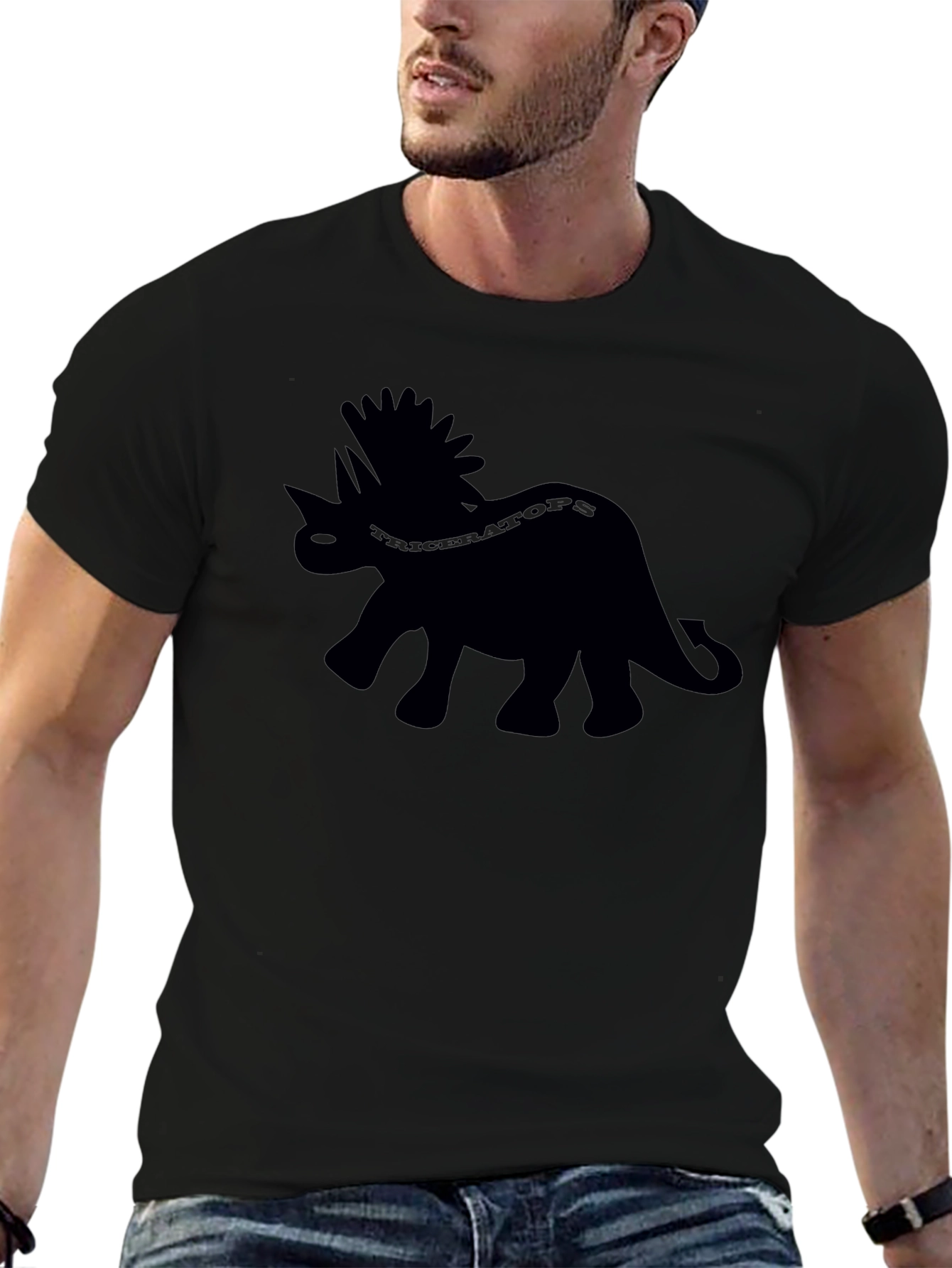Triceratops Graphic Tee - Cool Dinosaur Shirt