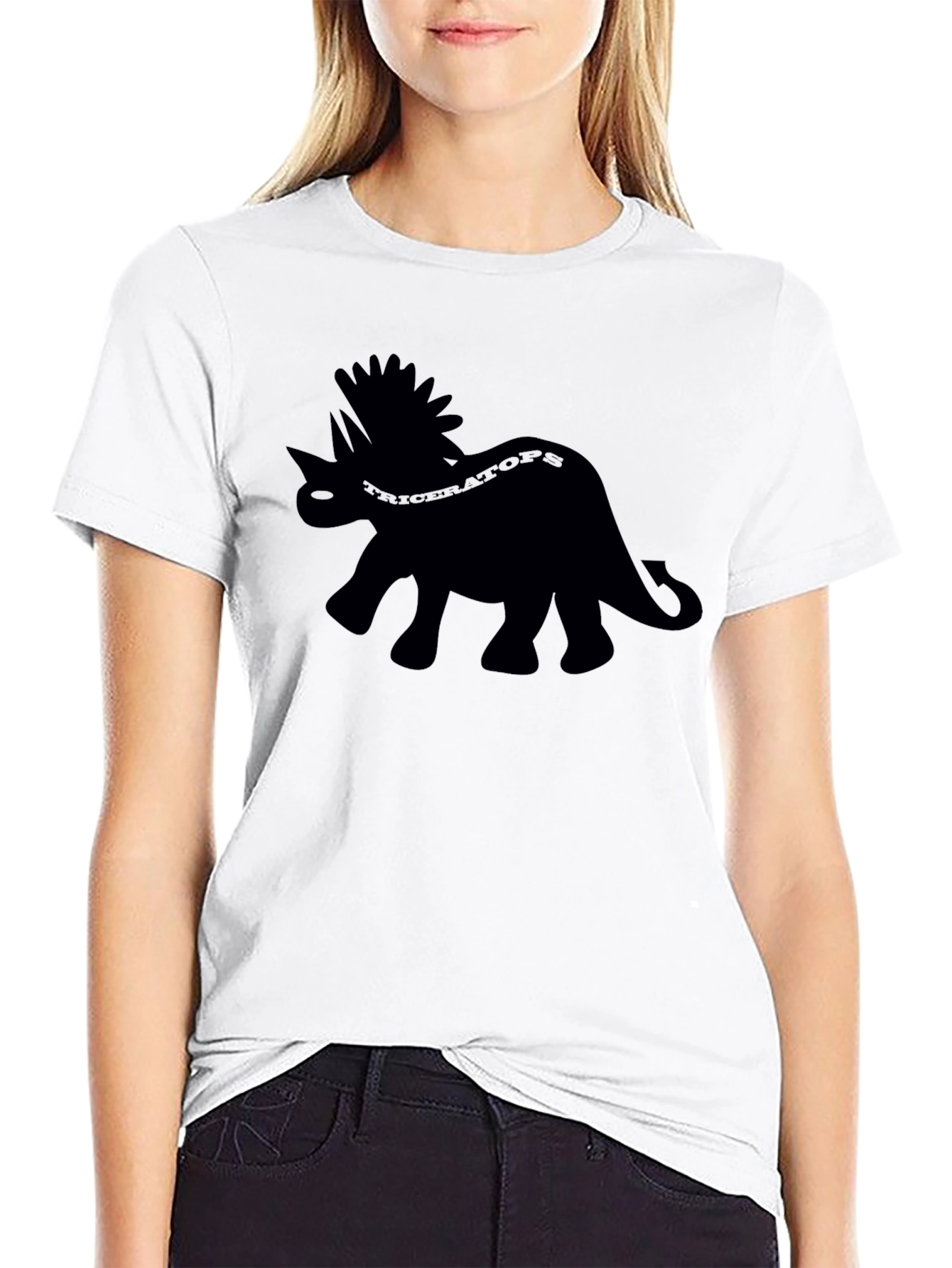 Triceratops Graphic Tee - Cool Dinosaur Shirt