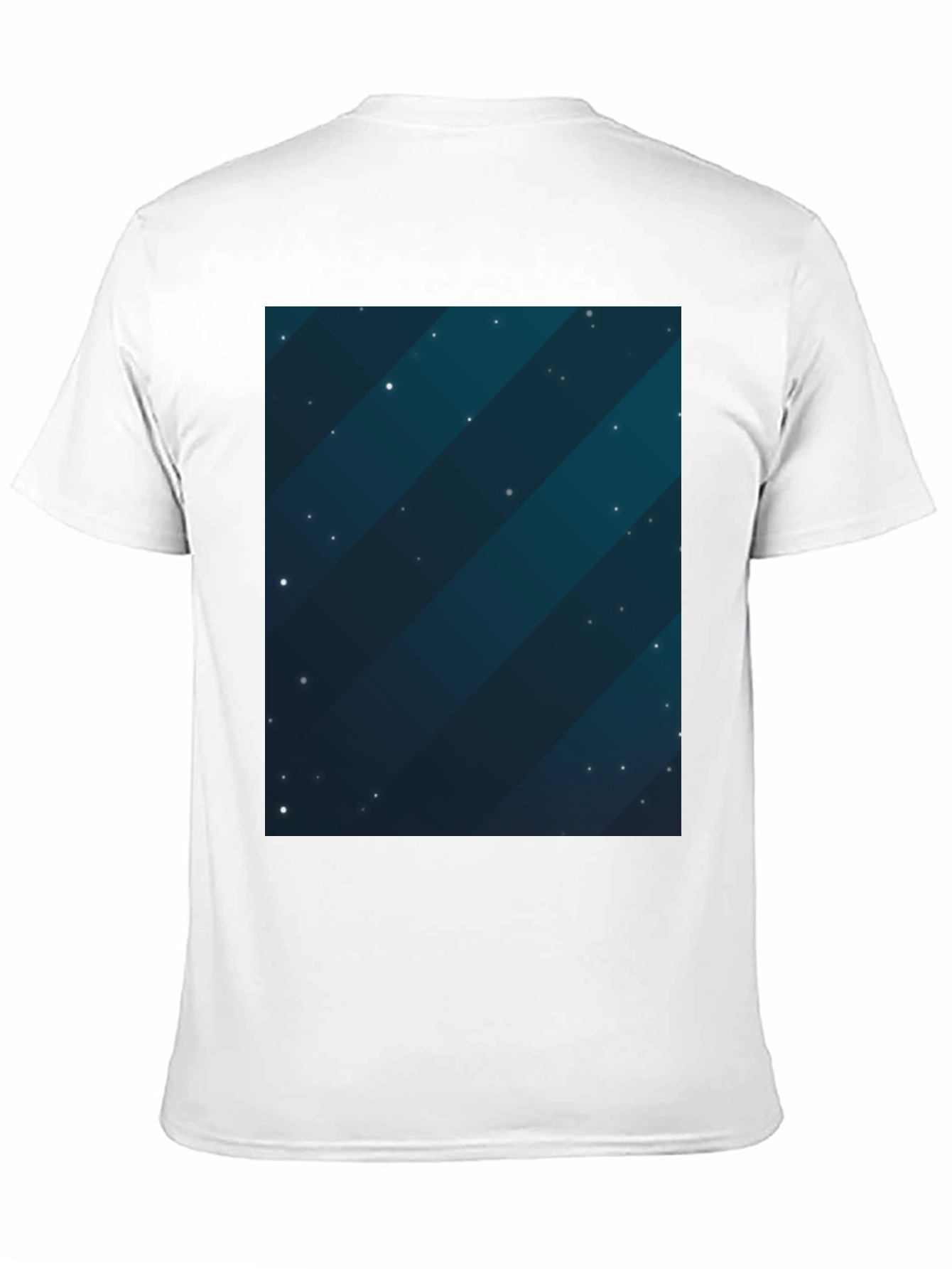 Cosmic Starfield Graphic Tee - Mens Black T-Shirt