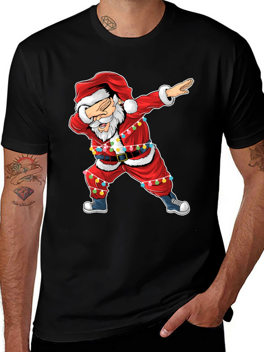 Dabbing Santa Christmas T-Shirt - Holiday Cheer!