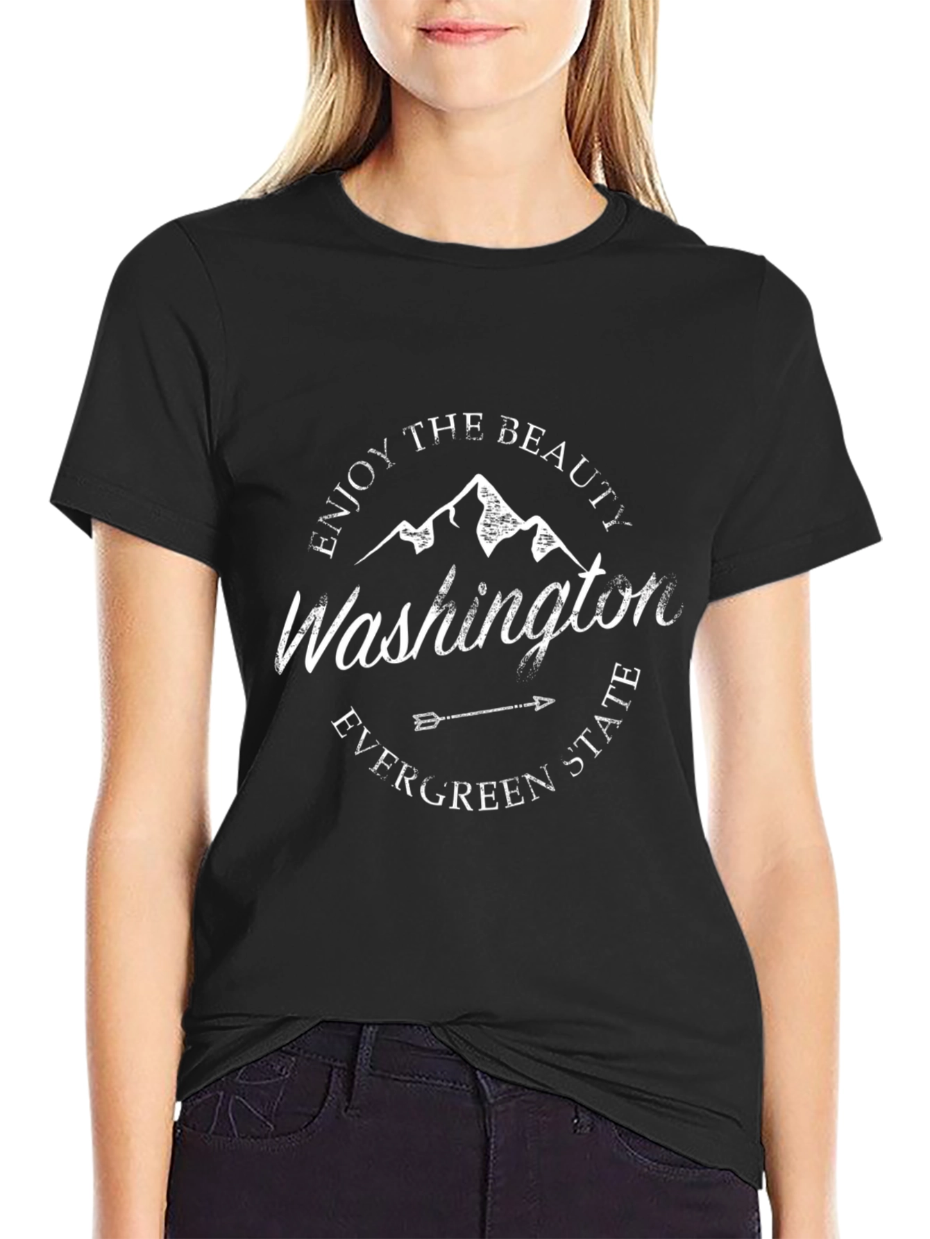 Washington State Graphic Tee - Evergreen Beauty