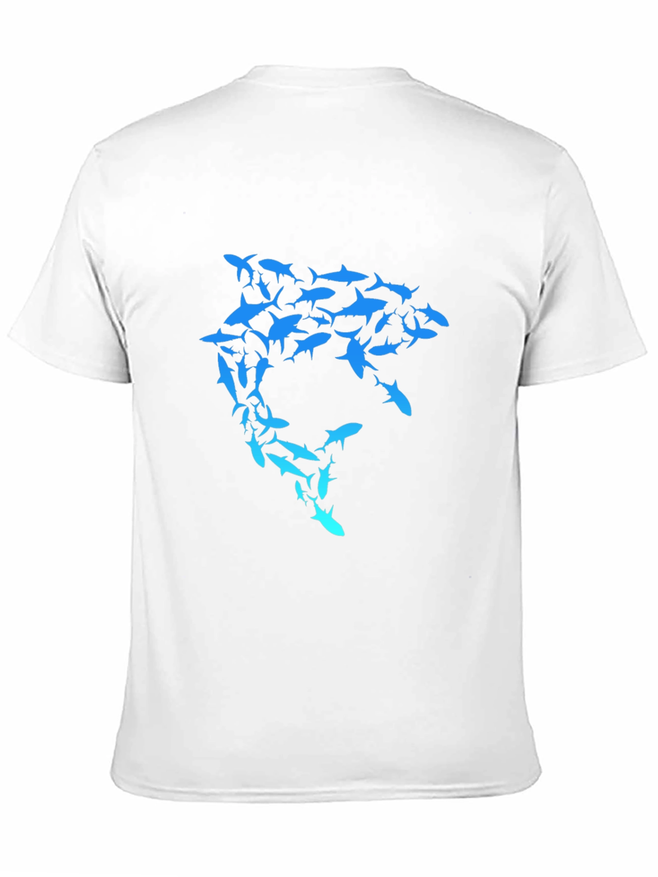 Shark Swarm Graphic T-Shirt - Unique Design