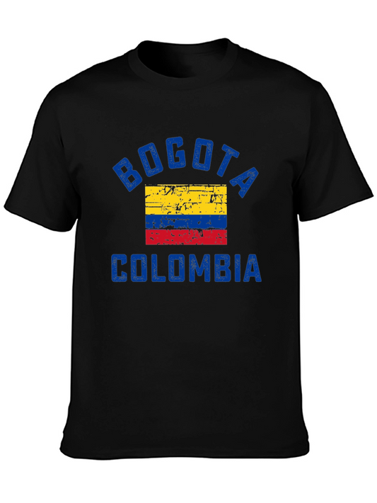 Bogota Colombia Flag Graphic T-Shirt